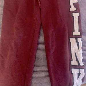 PINK cropped sweats